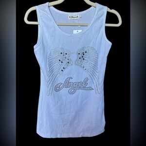 Aronia White “Angel” Tank Top NWT